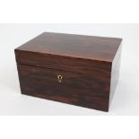 Good vintage rosewood humidor by Dunhill, of rectangular form,