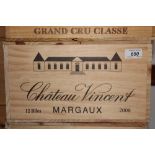 Twelve bottles - Chateau Vincent Margaux 2008,