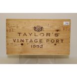 Twelve bottles - Taylor's Vintage Port 1992,