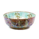 Wedgwood Fairyland lustre punch bowl, circa 1925, designed by Daisy Makeig-Jones 1915 - 1931,