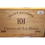 Twelve bottles - Chateau La Haye 2005,