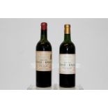Two bottles - Chateau Lynch Bages Pauillac Medoc 1961