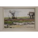 Claude Hayes (1852 - 1922), collection of seven watercolours - rural views,