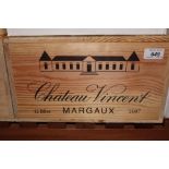 Twelve bottles - Chateau Vincent Margaux 2007,