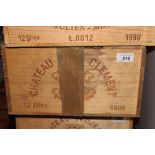 Twelve bottles - Chateau Clement 1998,