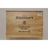 Twelve half bottles - Graham's Vintage Port 2007,