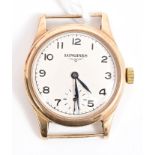 1940s gentlemen's Longines gold wristwatch,