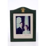 TRH The Prince and Princess of Wales - fine signed Royal Presentation portrait photograph of The
