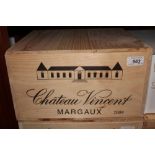 Twelve bottles - Chateau Vincent Margaux 2009,