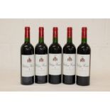 Five bottles - Chateau Musar 2002