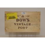 Six bottles - Dow's Vintage Port 2007,