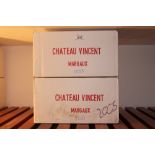 Twelve bottles - Chateau Vincent Margaux 2005,