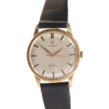 1960s gentlemen's Omega Genève gold (9ct) wristwatch with manual-wind movement,