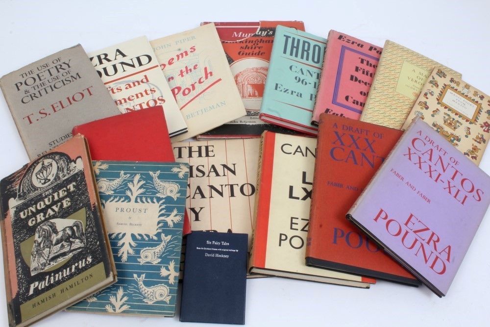Collection of modern first and early editions - including Ezra Pound - 'Thrones';