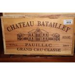 Twelve bottles - Chateau Batailley Pauillac Grand Cru Classe 2003,