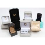 Collection of jewellery boxes - to include Van Cleef & Arpels, Marina B ring box, Adler boxes,