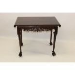 Chinese carved hardwood table,