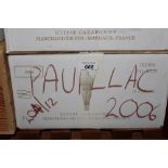 Twelve bottles - Grand Vin de Bordeaux Pauillac 2006,