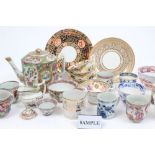 Collection of 18th and 19th century English and Chinese tea and coffee wares CONDITION