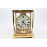 Jaeger-LeCoultre 526-5 calibre Atmos clock with white dial in lacquered brass case, 22.