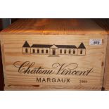 Twelve bottles - Chateau Vincent Margaux 2009,