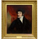 After Sir Thomas Lawrence, oil on canvas - portrait of Andrew Barnard Esq.