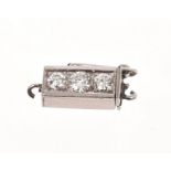 Diamond set clasp,