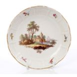 Late 18th century Ludwigsburg saucer, circa 1770,