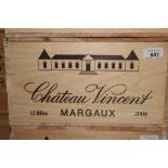 Twelve bottles - Chateau Vincent Margaux 2008,