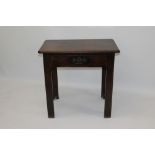 Fine George II mahogany architects' table of small proportions,