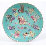 Early 19th century Chinese export famille rose dish,