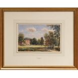 Thomas Churchyard (1798 - 1865), watercolour - The Abbey, Woodbridge, in glazed gilt frame,
