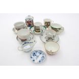 Collection of 18th and early 19th century English teawares,