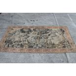 19th century Continental tapestry in muted tones,