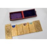 Collection of 19th century needle cases - including carved ivory cylindrical case with Stanhope