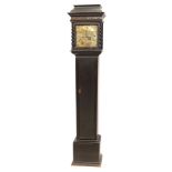 Late 17th / early 18th century eight day clock with 10 inch square brass dial,