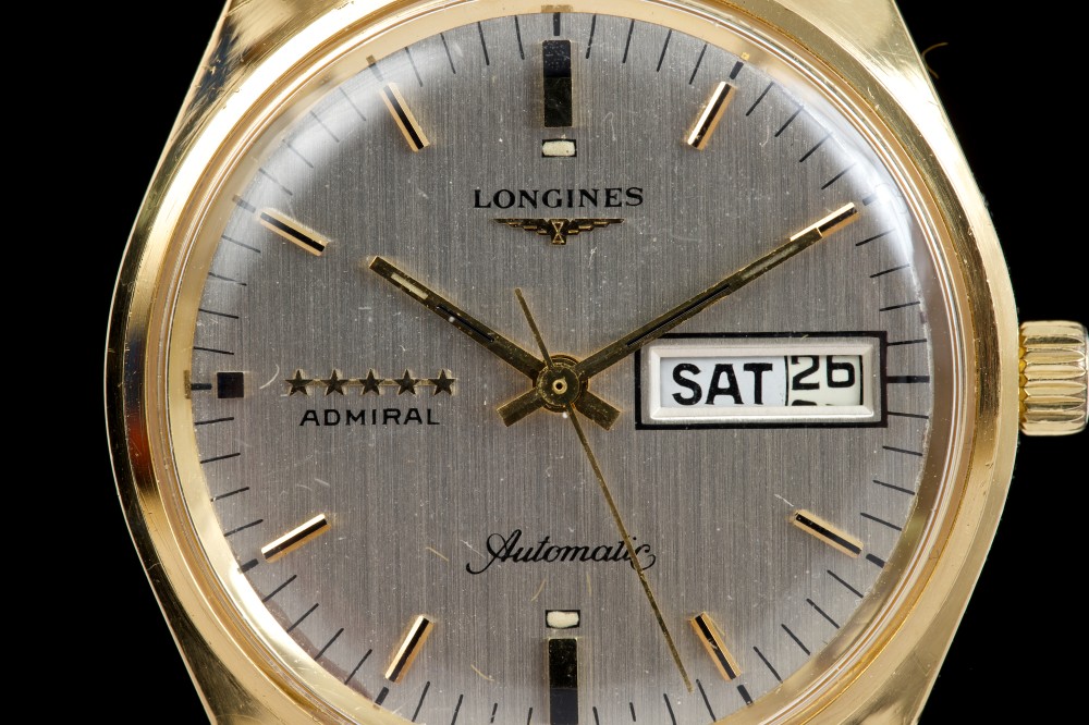 Gentlemen's Longines Admiral 5 Star Automatic Calendar gold wristwatch, - Image 2 of 4