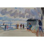 Jean Dryden Alexander (1911 - 1994), eighteen unframed works - including views of Frinton,