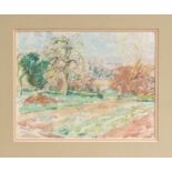 Peggy Somerville (1918 - 1975), pastel - Near Woodbridge, signed and dated 1958,