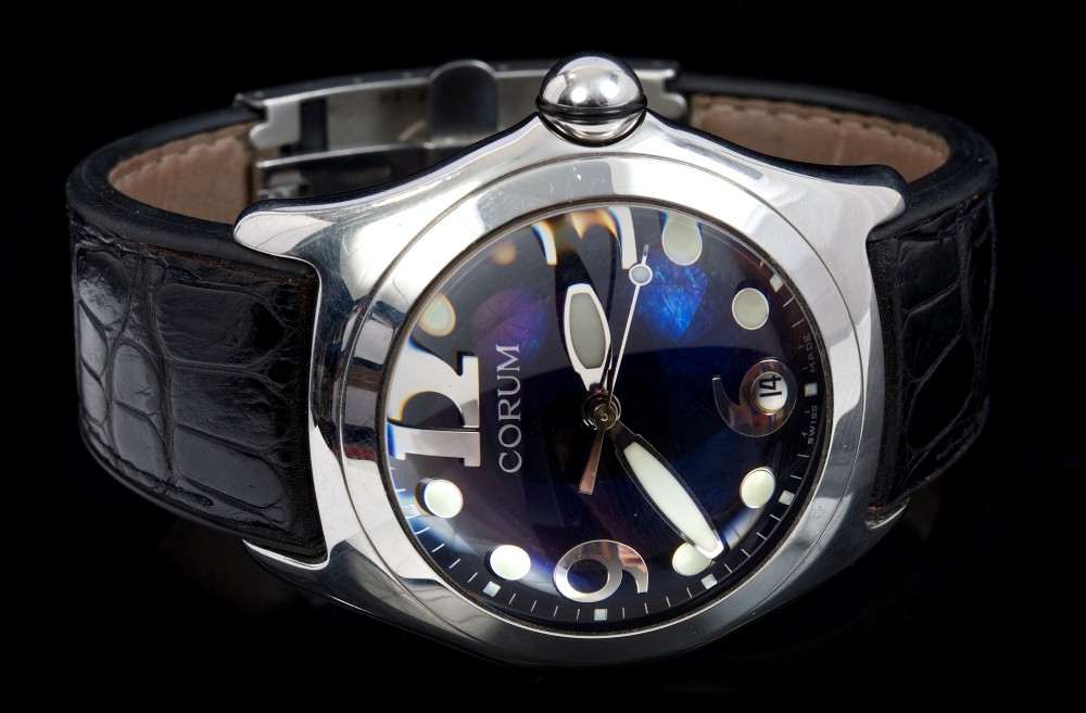 Gentlemen's Corum Boutique Bubble wristwatch with black dial, - Image 4 of 4
