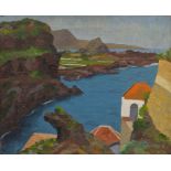*Sir Cedric Lockwood Morris (1889 - 1982), oil on canvas - 'San Marco, Tenerife, 1955',