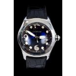 Gentlemen's Corum Boutique Bubble wristwatch with black dial,