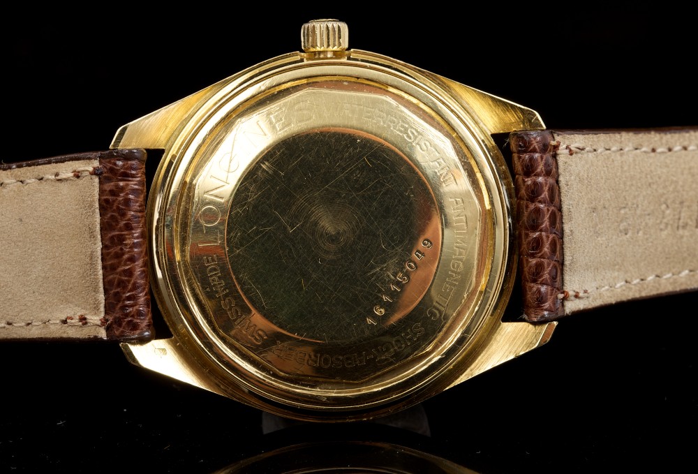 Gentlemen's Longines Admiral 5 Star Automatic Calendar gold wristwatch, - Image 3 of 4