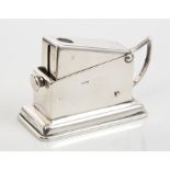 Early 20th century silver table cutter of rectangular form,