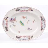 18th century Chelsea oval dish - Warren Hastings-type,