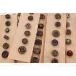 Collection of fine quality buttons to include Japanese bronze and Satsuma examples,