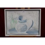 Allan Drummond, contemporary pencil and watercolour - Peace And Plenty, signed, in glazed frame,