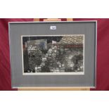 *Valerie Thornton (1931 - 1991), signed limited edition etching and aquatint - Castillo Nuevo,