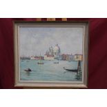 John Ernest Foster (1877 - 1965), oil on board - Venice, signed, framed,