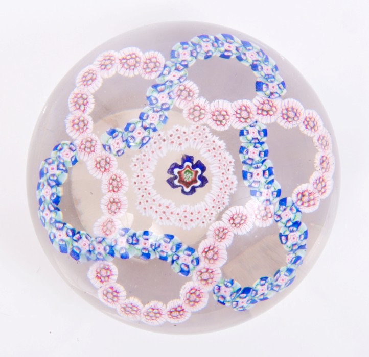 Mid-19th century French, probably Clichy glass paperweight, - Image 2 of 2